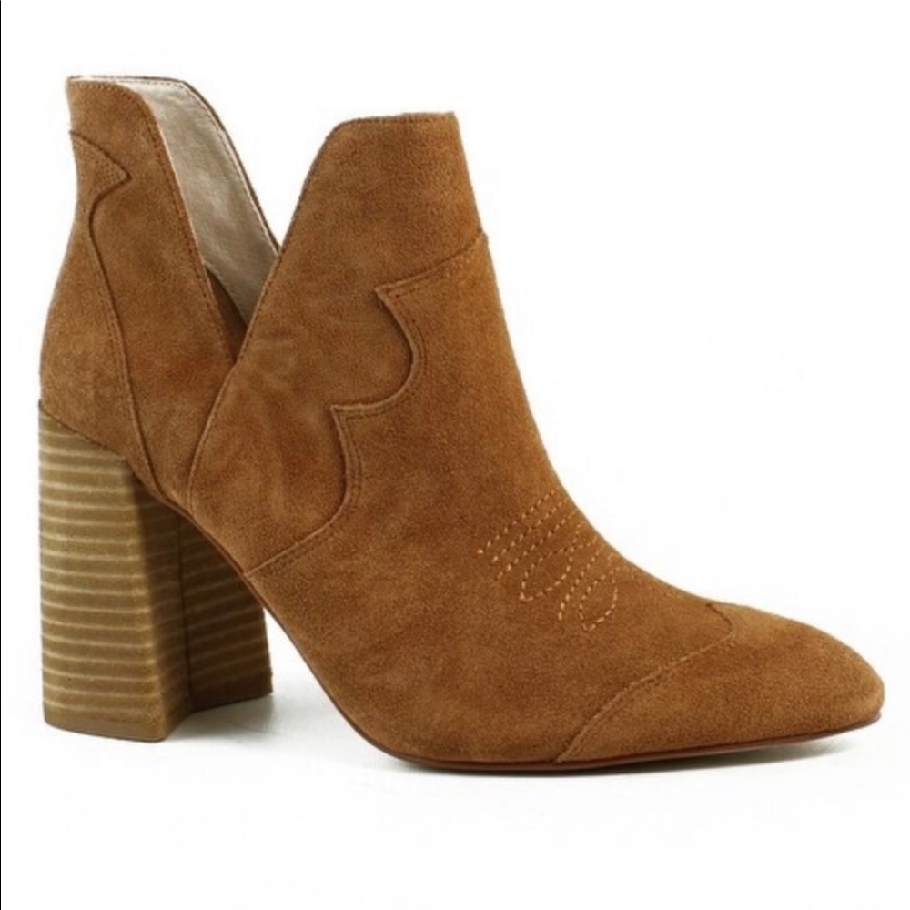 EUC Shelly’s of London Suede Western booties